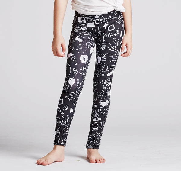 Youth Leggings, Nightshade