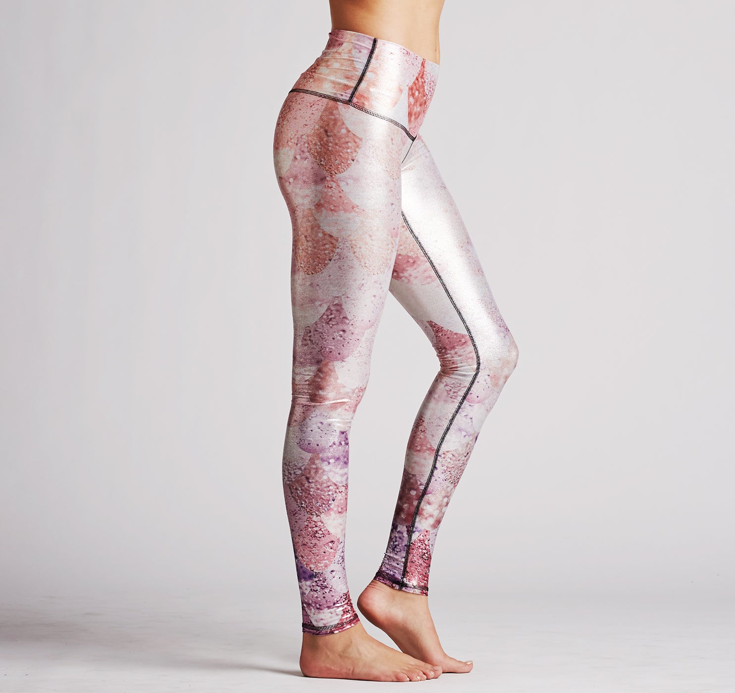 Cool Mermaid-Inspired Printed Leggings